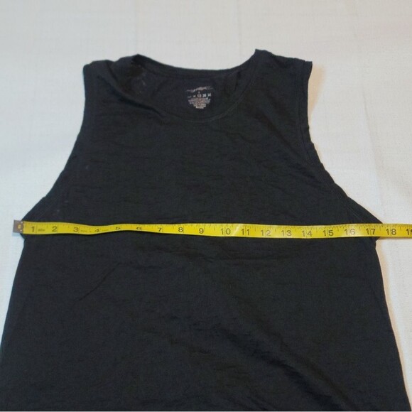 X by Gottex Black Sleeveless Athletic Top Back Knot Size Small - Picture 6 of 8